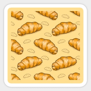 Croissant food Sticker